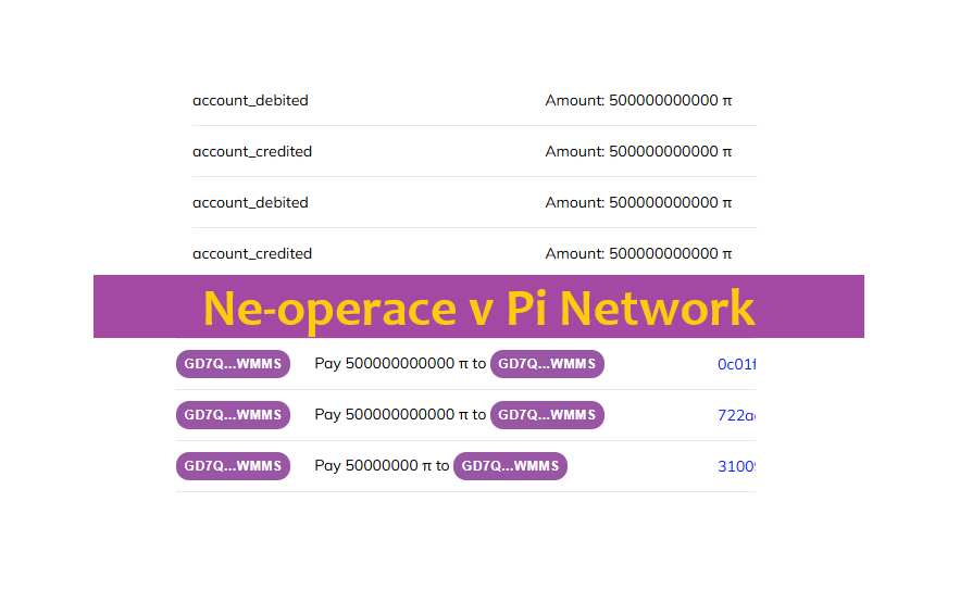 Ne-operace v Pi Network - pokročilý